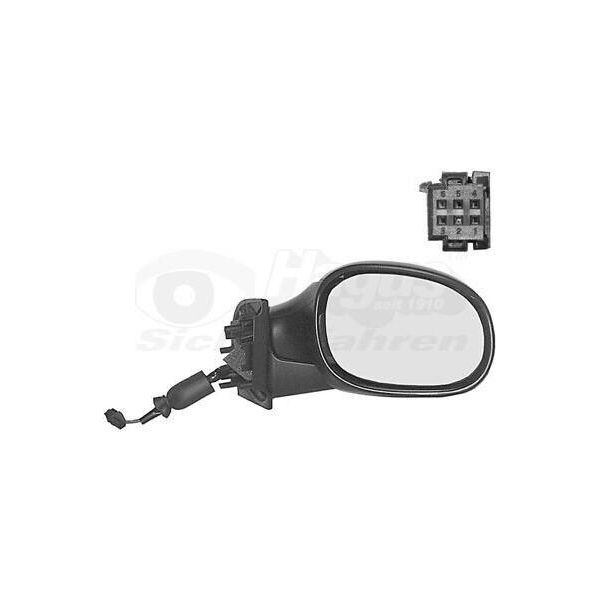 Van Wezel 0925808 Specchietto Esterno Specchietto Laterale Destro Per CitroËN C3 I Hatchback (Fc, Fn) Convesso Non Riscaldato-image