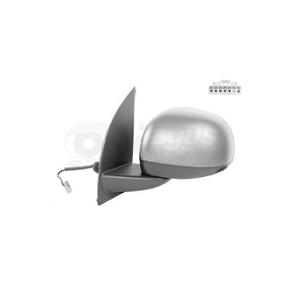 Van Wezel 1711827 Specchietto Retrovisore Esterno Sinistro Per Fiat Panda (169) Convesso Con Primer-image