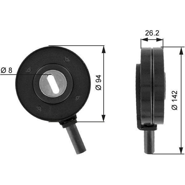 Gates T36022 - Cinghia Di Trasmissione Oe 6453 R8, Cinghie Di Trasmissione Per Boxer, 605 (6B)-image