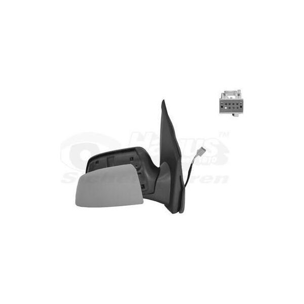 Van Wezel 1811827 Specchietto Retrovisore Esterno Sinistro Per Ford Fusion (Ju) Convesso Riscaldato Primerizzato-image