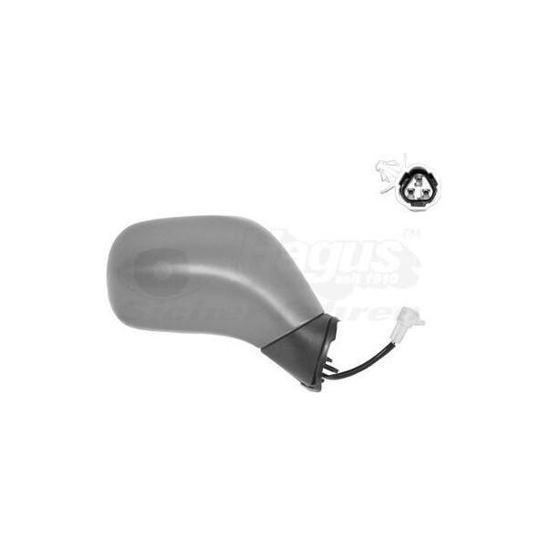 Van Wezel 3701816 Specchietto Esterno Specchietto Laterale Destro Per Opel Agila (A) (H00) Convesso Primerizzato-image