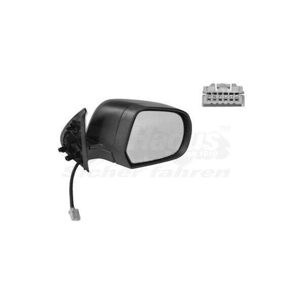 Van Wezel 3334808 Specchietto Esterno Specchietto Laterale Destro Per Nissan Micra Iii (K12) Convesso Riscaldato Primerizzato-image