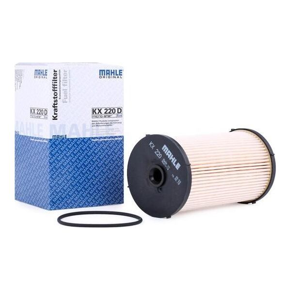 Filtro Carburante Mahle Kx 220D Oe 3C0127177 Compatibile Con Touran, Tiguan, Scirocco, Passat Cc, Passat 3C, Jetta, Golf Vi, Eos, Caddy, Beetle, Yeti, Superb, Octavia, Toledo, Leon, Altea Xl, Altea, Tt, A3 8P-image