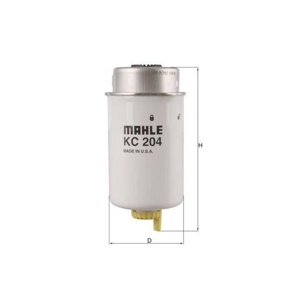 Mahle Kc 204 - Oe 1712985 Filtro Carburante Per Transit-image