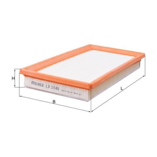 Mahle Lx 3148 - Filtro Aria Oe 51881024 Per Mito (955), 500 (312), 500L (351, 352), Panda, Punto-image