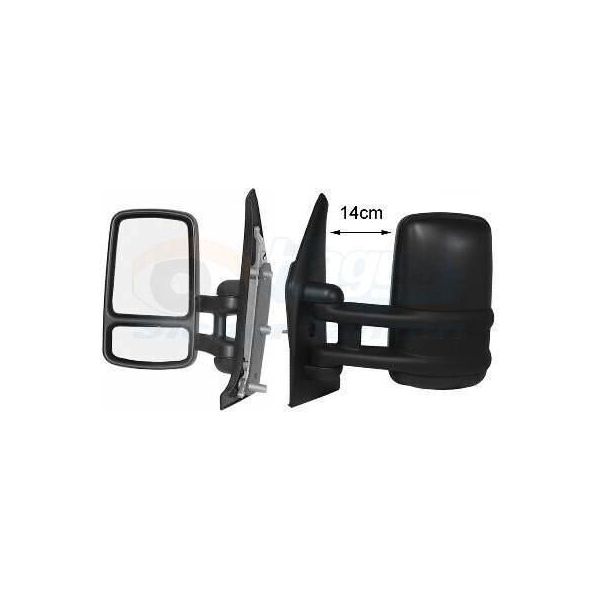 Van Wezel 4391812 Specchietto Esterno Specchietto Laterale Destro Per Opel Movano Furgone (X70) Convesso-image