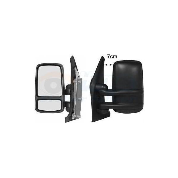Van Wezel 4391802 Specchietto Esterno Specchietto Laterale Destro Per Opel Movano Furgone (X70) Convesso-image