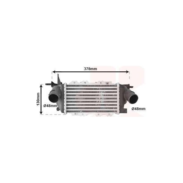 Van Wezel 37004269 - Intercooler Oe 1300403 Per Vectra B (J96)-image