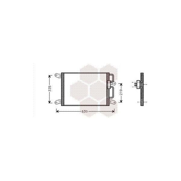 Van Wezel 17005203 - Oe 46440250 Condensatore Aria Condizionata Per Marea-image