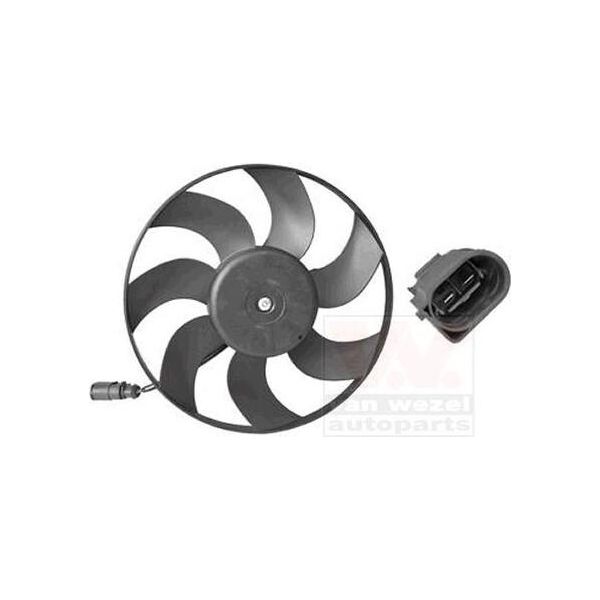 Van Wezel 5894746 Ventola Raffreddamento Motore Ventola Radiatore Per Vw Golf V Hatchback (1K1) Radiatore Acqua Ø295Mm-image