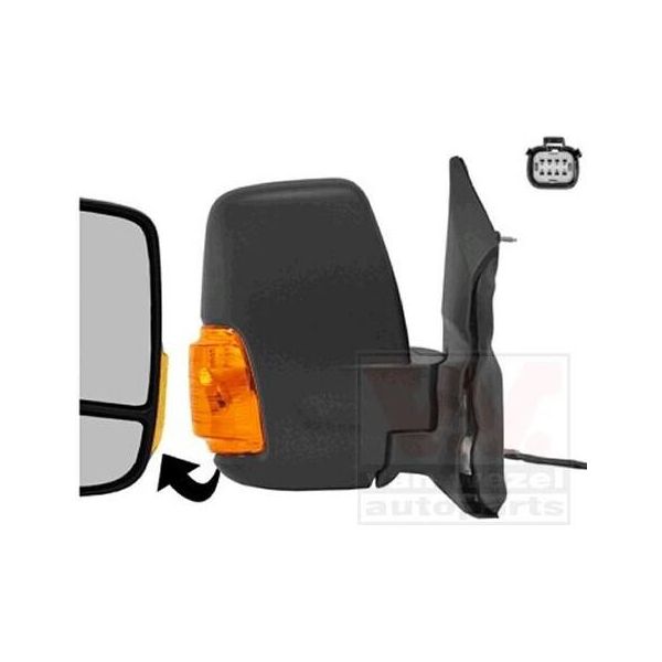 Van Wezel 1991808 - Oe 1871712 Specchio Esterno, Destro Per Transit V363-image