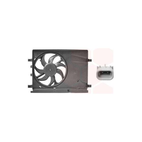 Van Wezel 1624746 Ventola Di Raffreddamento Motore Ventola Di Raffreddamento Per Opel Corsa D Hatchback (S07) Radiatore Acqua Ø335Mm-image