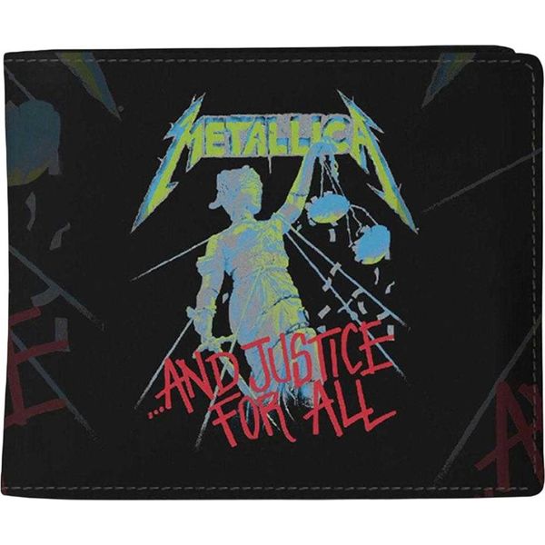 Metallica - Portafoglio "Justice For All"" RO14572 (Taglia Unica) (Nero/Colore)"-image