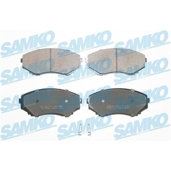 Set Di Pastiglie Freno Anteriori Samko Per Mazda Mpv Ii (Lw) 5SP570-image