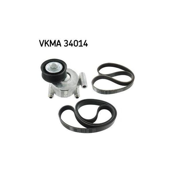 Skf Vkma 34014 - Oe 1232500 Kit Di Ricambio Per C-Max, Focus C-Max (DM2), Focus Ii, C30 (533), V50 (545), S40 Ii (544)-image