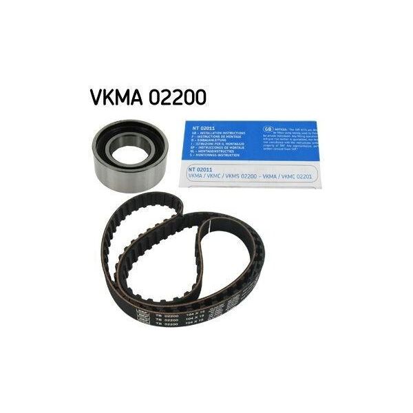 Skf Vkma 02200 - Set Di Cinghie Dentate Oe 7554701 Per Panda, Punto, Uno-image