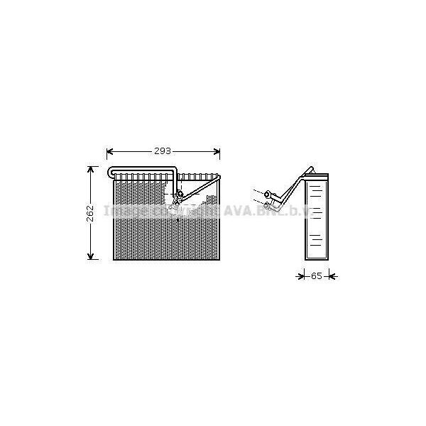 Prasco OLV372 - Oe 1618146 Evaporatore, Sistema Di Climatizzazione Per Astra G, Zafira A-image