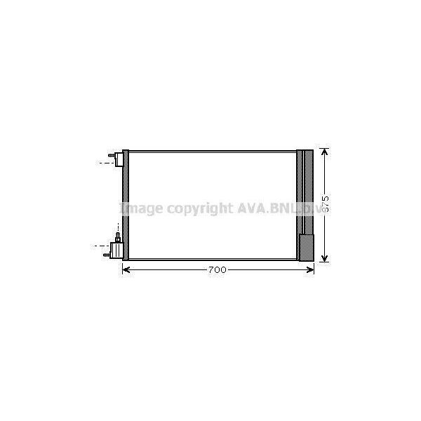 Prasco OLA5478D - Oe 13241737 Condensatore Aria Condizionata Con Essiccatore Per Malibu (V300), Insignia A (G09)-image