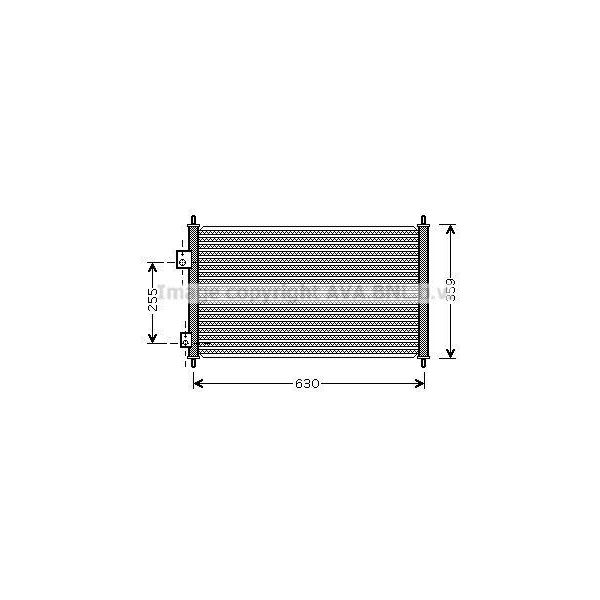 Prasco HD5165 - Condensatore Aria Condizionata Oe 80110S6A901 Per Civic Vii-image