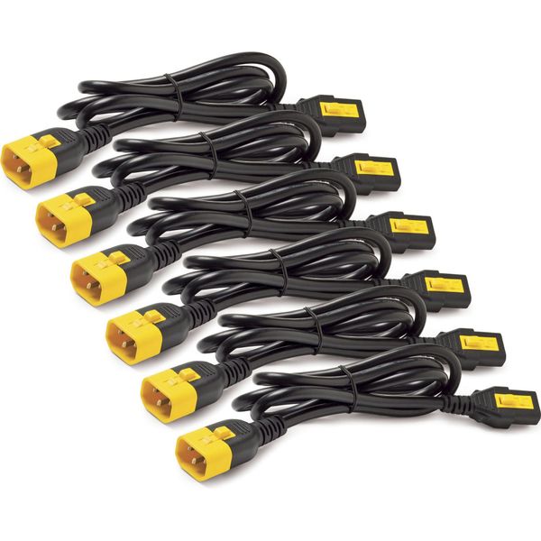 Apc AP8706S-WWX591 Apc Power Cord Kit (6 Ea), Locking, C13 To C14, 1.8M, Blue-image