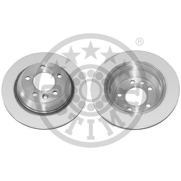 2X Disco Freno Optimal BS-8042C Posteriore Per Vw Touareg (7LA 7L6 7L7) 75 5Mm-image