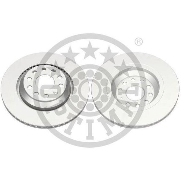2X Disco Freno Optimal BS-8044C Posteriore Per Vw Golf V Hatchback (1K1) Cc (358)-image