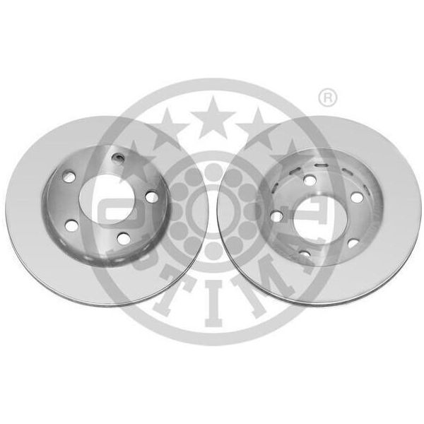 2X Disco Freno Optimal BS-8232C Posteriore Per Vw Passat Variant (3B6) Passat (3B3)-image
