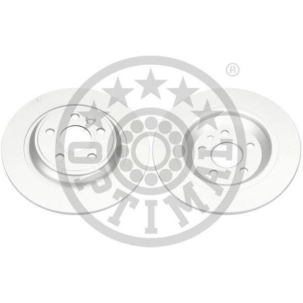 2X Disco Freno Optimal BS-8212C Posteriore Per Volvo V70 Iii (135) V60 (155 157)-image