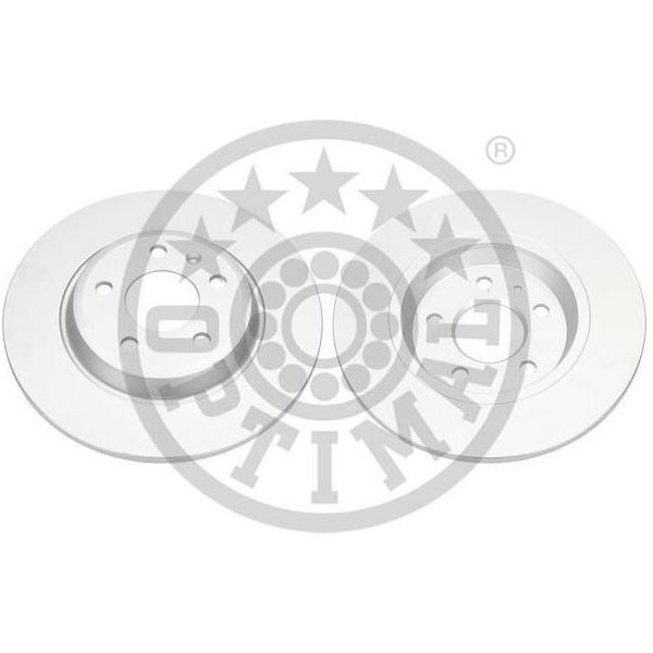2X Disco Freno Optimal BS-8510C Posteriore Per Audi A4 Avant (8K5 B8) Q5 (8RB)-image
