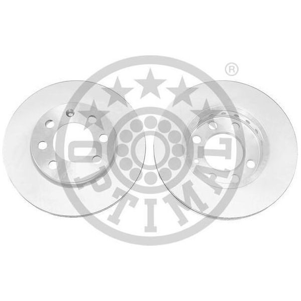 2X Disco Freno Optimal BS-6180C Anteriore Per Vw Lupo (6X1 6E1) Per Audi A2 (8Z0)-image