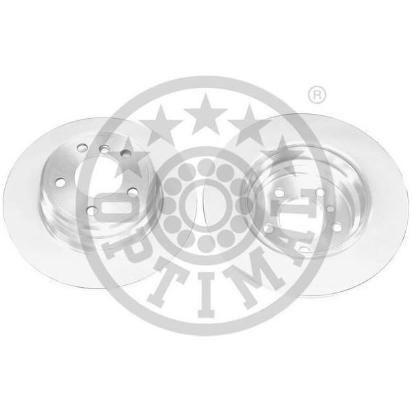 2X Disco Freno Optimal BS-6230C Posteriore Per Bmw X5 (E53) 80Mm 324Mm-image