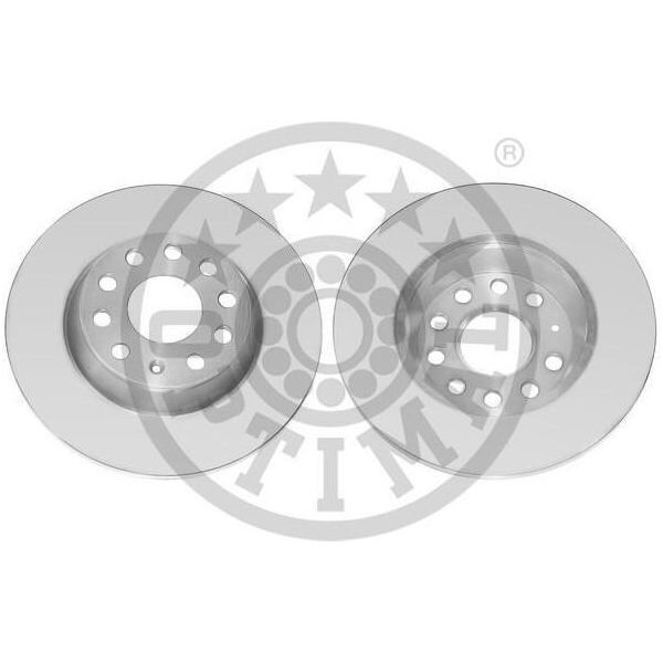 2X Disco Freno Optimal BS-8038C Posteriore Per Vw Golf V Hatchback (1K1) Cc (358)-image