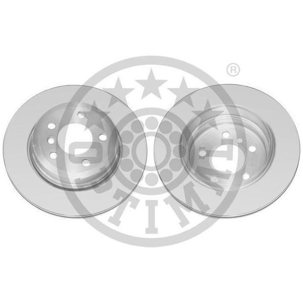 2X Disco Freno Optimal BS-7598C Posteriore Per Bmw X3 (E83) 79 6Mm 320Mm-image