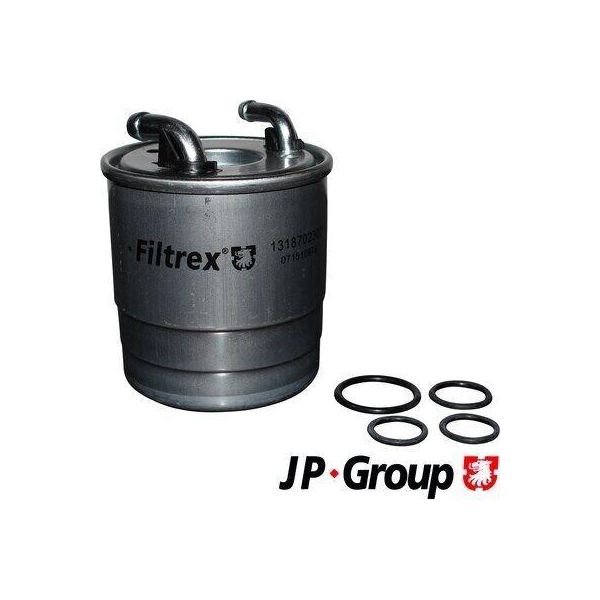 Jp Group 1318702300 - Oe A6420902052 Filtro Carburante Per Classe C (S204), Classe C (C204), Cls (C218), Cls (X218), Classe E (C207), Classe Glk (X204), Classe E (S212), Slk (R172), Classe R (W251), Classe C (W204), Classe E (W212), Classe Gl (X164), Classe M (W164), Classe E (A207), Classe G (W461), Classe S (W221)-image
