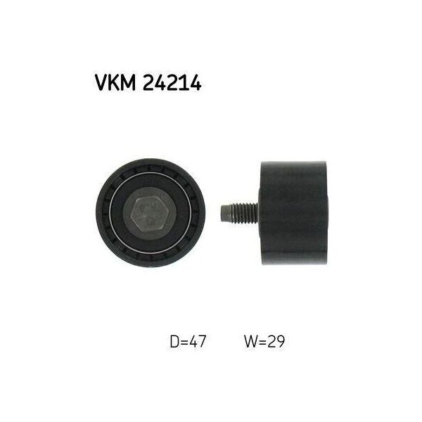 Skf Vkm 24214 - Oe 1053942 Puleggia Folle, Cinghia Di Distribuzione Per Mondeo Ii, Focus (Daw, Dbw), Cougar-image