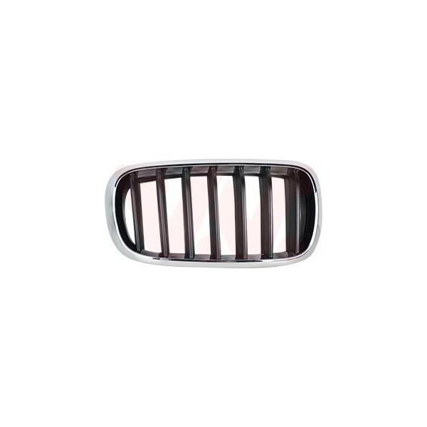 Van Wezel 0690512 Griglia Radiatore Griglia Anteriore Per Bmw X5 (F15, F85) Destra Nero-image