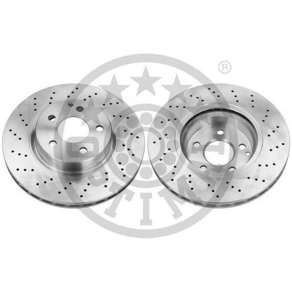 2X Disco Freno Optimal BS-9002HC Anteriore Per MERCEDES-BENZ Sl (R230)-image