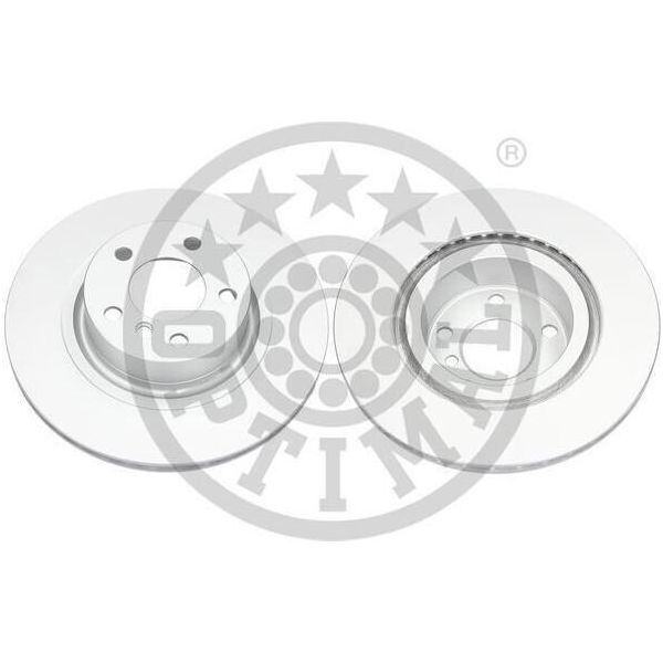 2X Disco Freno Optimal BS-9050C Posteriore Per Bmw X3 (F25) X4 (F26) 71Mm 330Mm-image