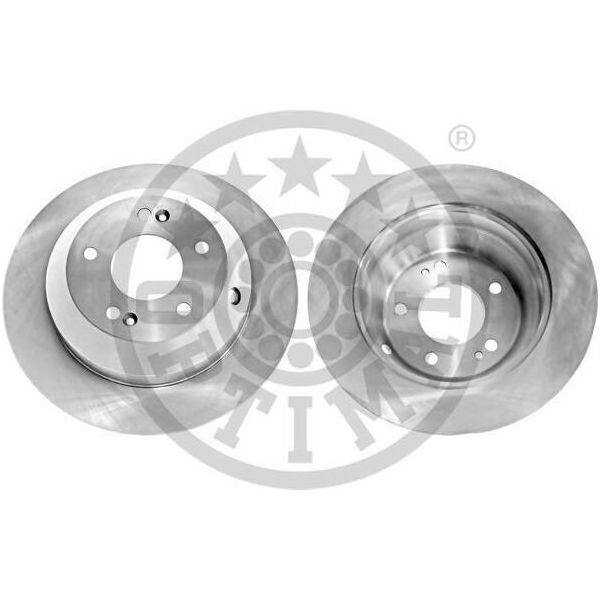 2X Disco Freno Optimal BS-8674C Posteriore Per Hyundai Santa FÉ Ii (Cm) 71 5Mm-image