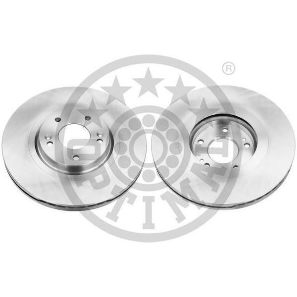 2X Disco Freno Optimal BS-9222HC Anteriore Per Hyundai Santa FÉ Ii (Cm) 49Mm 321Mm-image