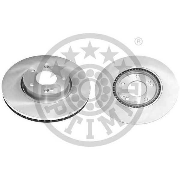 2X Disco Freno Optimal BS-8564HC Anteriore Per Hyundai Ix35 (Lm El Elh) 47 2Mm-image