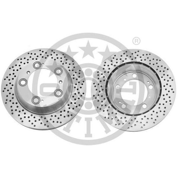 2X Disco Freno Optimal BS-8938C Posteriore Per Porsche Boxster (986) Boxster (987)-image