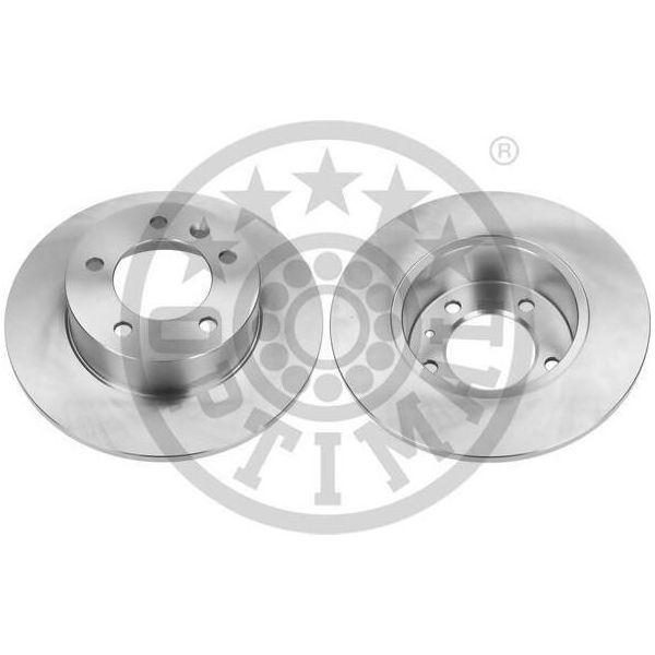 2X Disco Freno Optimal BS-8684C Posteriore Per Opel Movano B (X62)-image