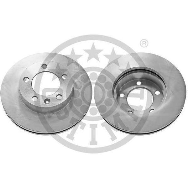 2X Disco Freno Optimal BS-8682HC Anteriore Per Opel Movano B (X62)-image