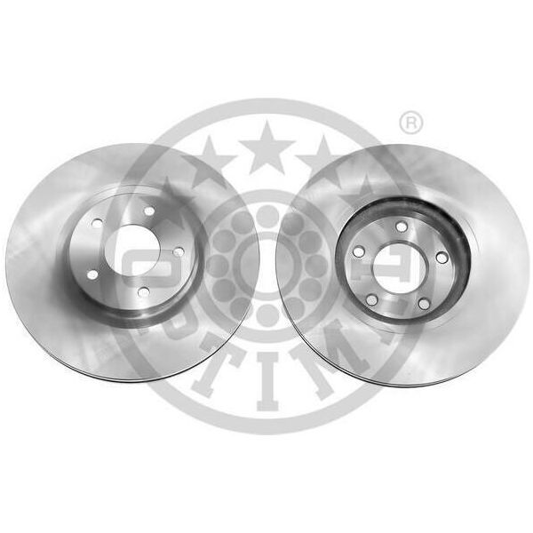 2X Disco Freno Optimal BS-8610C Anteriore Per Renault Koleos (Hy_) 44Mm 320Mm-image