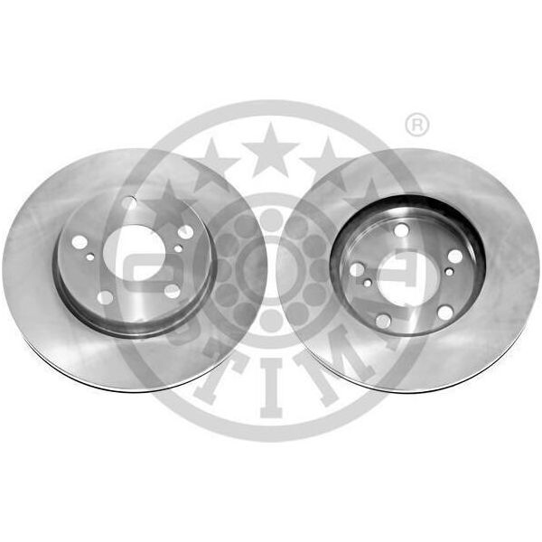 2X Disco Freno Optimal BS-8868C Anteriore Per Toyota Corolla Notchback (E15_)-image