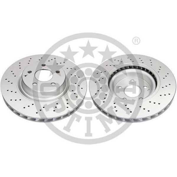 2X Disco Freno Optimal BS-8624HC Anteriore Per MERCEDES-BENZ Sl (R230)-image