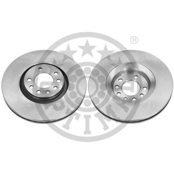 2X Disco Freno Optimal BS-8612HC Anteriore Per Opel Zafira B (A05) 43 5Mm 321Mm-image