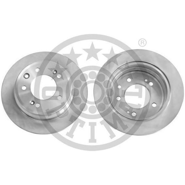 2X Disco Freno Optimal BS-8560C Posteriore Per Hyundai Ix35 (Lm El Elh) 61Mm-image