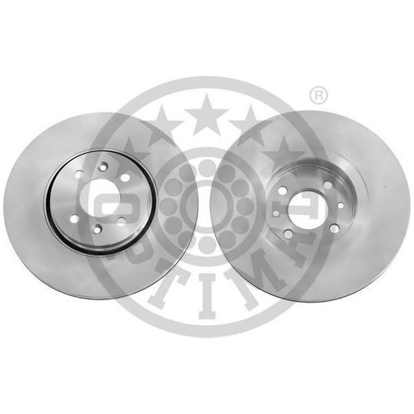 2X Disco Freno Optimal BS-8164C Anteriore Per Renault ScÉNic Ii (JM0/1_) 44Mm 300Mm-image